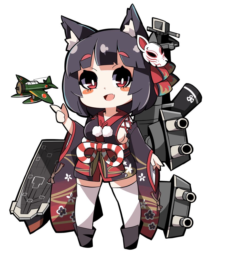大鳳(アズールレーン) 「デフォルメはいいぞ
みんな描こう!!!!!!
デフォルメはいいぞ

#デフォルメ」|☃️🦃おくり🦃☃️強謙イベ44のイラスト
