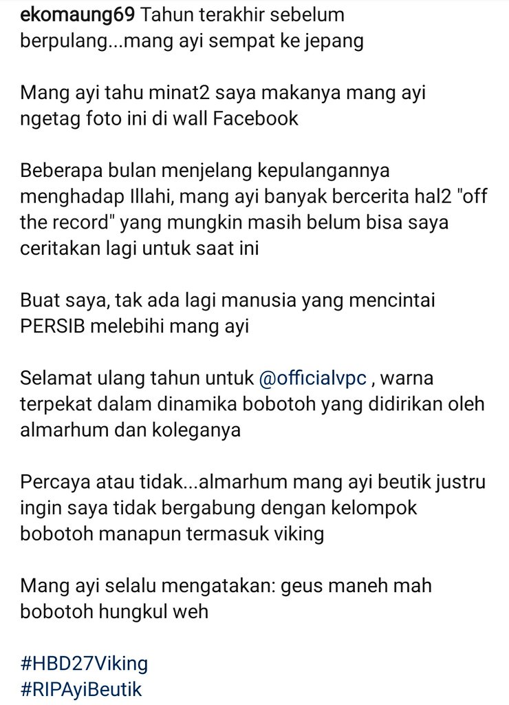 Ekomaung's tweet photo. HBD 27 VKG

Alfatihah Mang Ayi https://t.co/ULXqZ4ZklV
