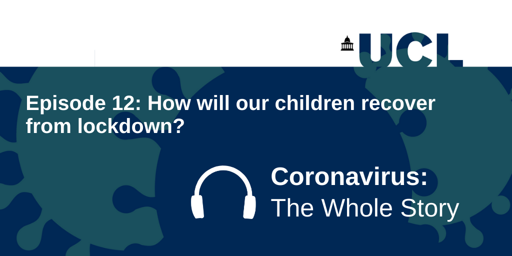 UCLAlumni's tweet photo. What are the physical and mental health effects of long-term school closures on our children? How do parents, teachers, and carers help them recover? Find out #AtHomeWithUCL on the latest episode of Coronavirus: The Whole Story 👉  https://t.co/T9XgH70Ia1 https://t.co/22ksKWdfho