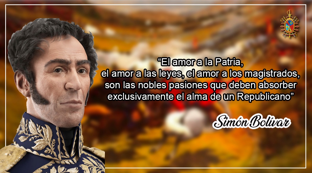 📜 #17Jul || Nuestro Libertador Simón Bolívar, nos dio la demostración más sublime sobre el verdadero amor a la Patria, evidenciándose el alma de un hijo nacido en esta tierra sagrada, cuna de hombres y mujeres que aman la libertad. #GraciasPuebloHeroico #PrensaFANB #FANB