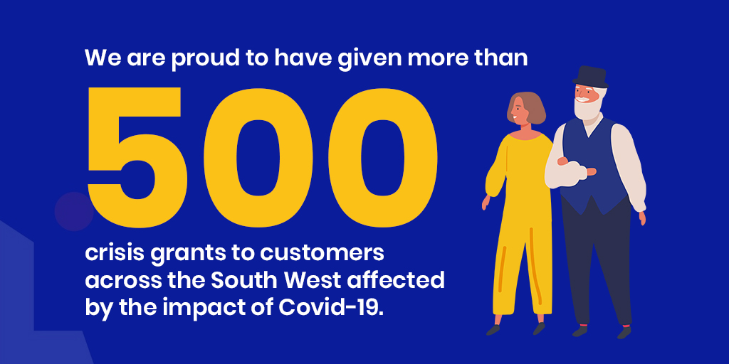 WeAreLiveWest's tweet photo. We are delighted to have supported over 500 households with emergency grants in these difficult times. To find out more about how we are helping our customers, head to our website: https://t.co/UD4jH4rGVM https://t.co/qnMgUn0c6m