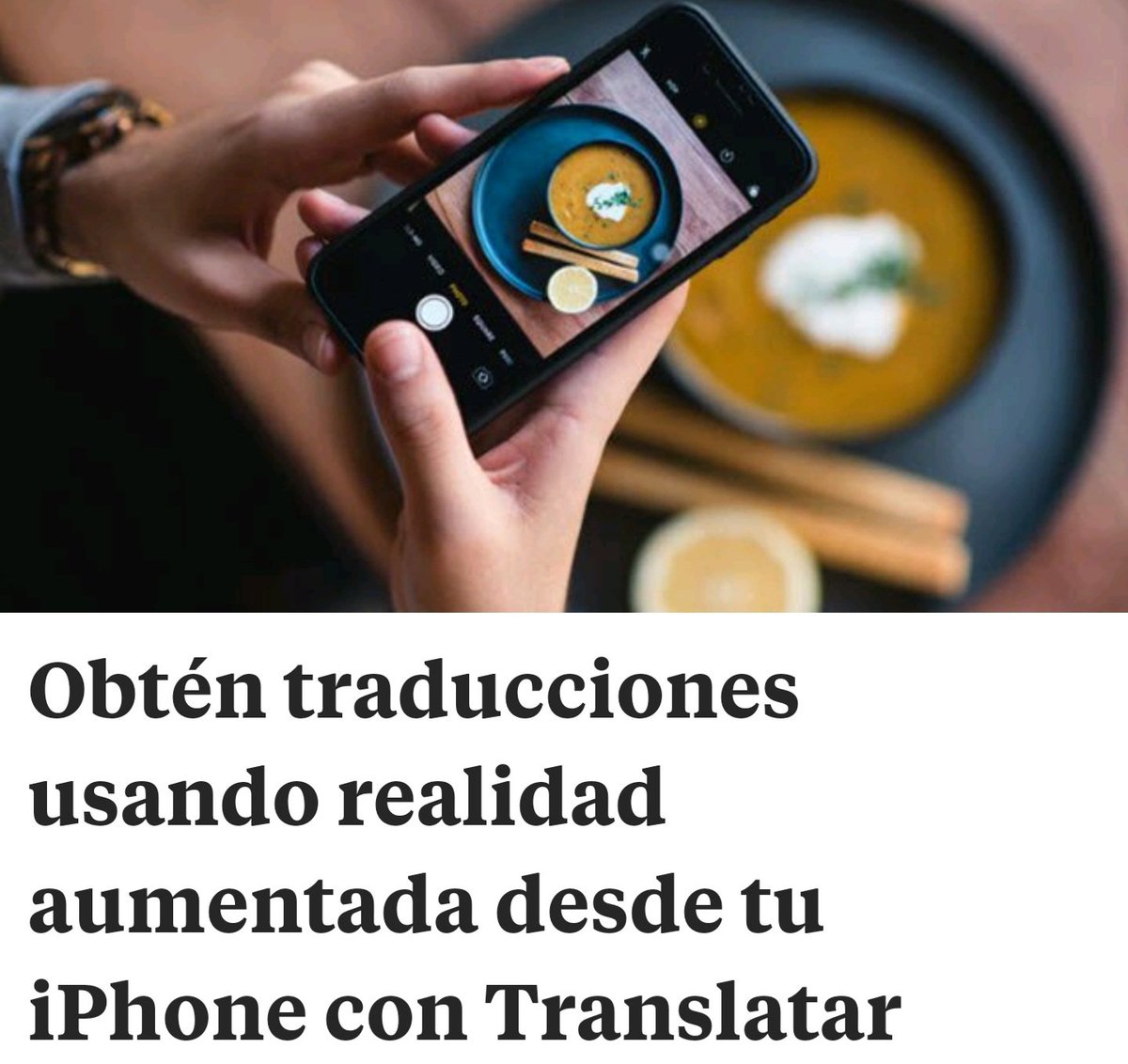 CIEENZASAS's tweet photo. 🔵 Con la Realidad Aumentada puedes traducir en tiempo real, una herramienta útil para cuando viajamos a esos países que no conocemos nada de su idioma, para eso te sirve Translatar. #Traslatar #RealidadAumentada #Traducciones https://t.co/1ht3MhuIoa