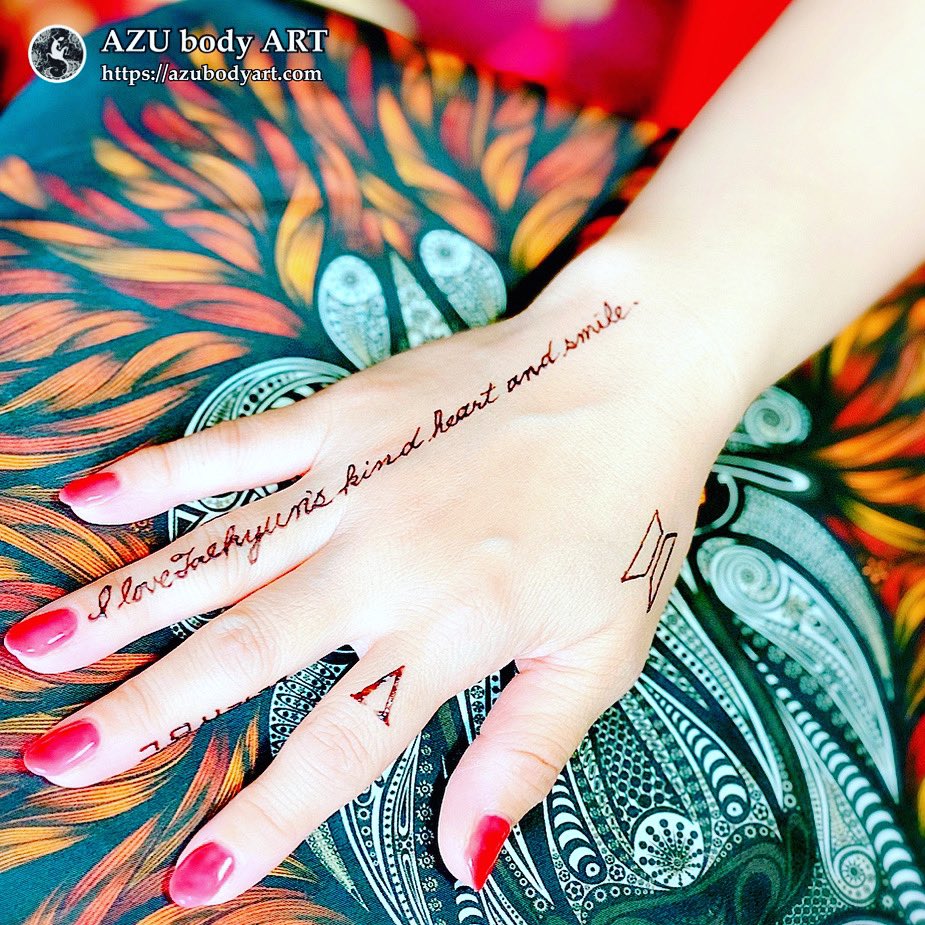 Azu Body Art ジャグアタトゥー大阪 ヘナタトゥー大阪 Auf Twitter 指からレタリング お持ち込みワンポイントいろいろ ジャグアタトゥー大阪 ジャグア ジャグアタトゥー メヘンディ ヘナタトゥー ヘナアート ボディーアート ボディーペイント フェイク