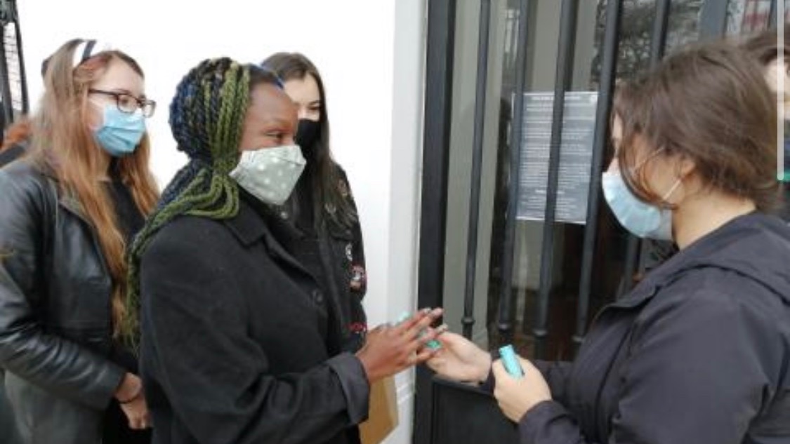 Kuros's tweet photo. Times my change, but the #kuros mission stays the same. 
 
Masked Pepper spray distributions in #SouthAfrica. https://t.co/ANGJmeDvjl