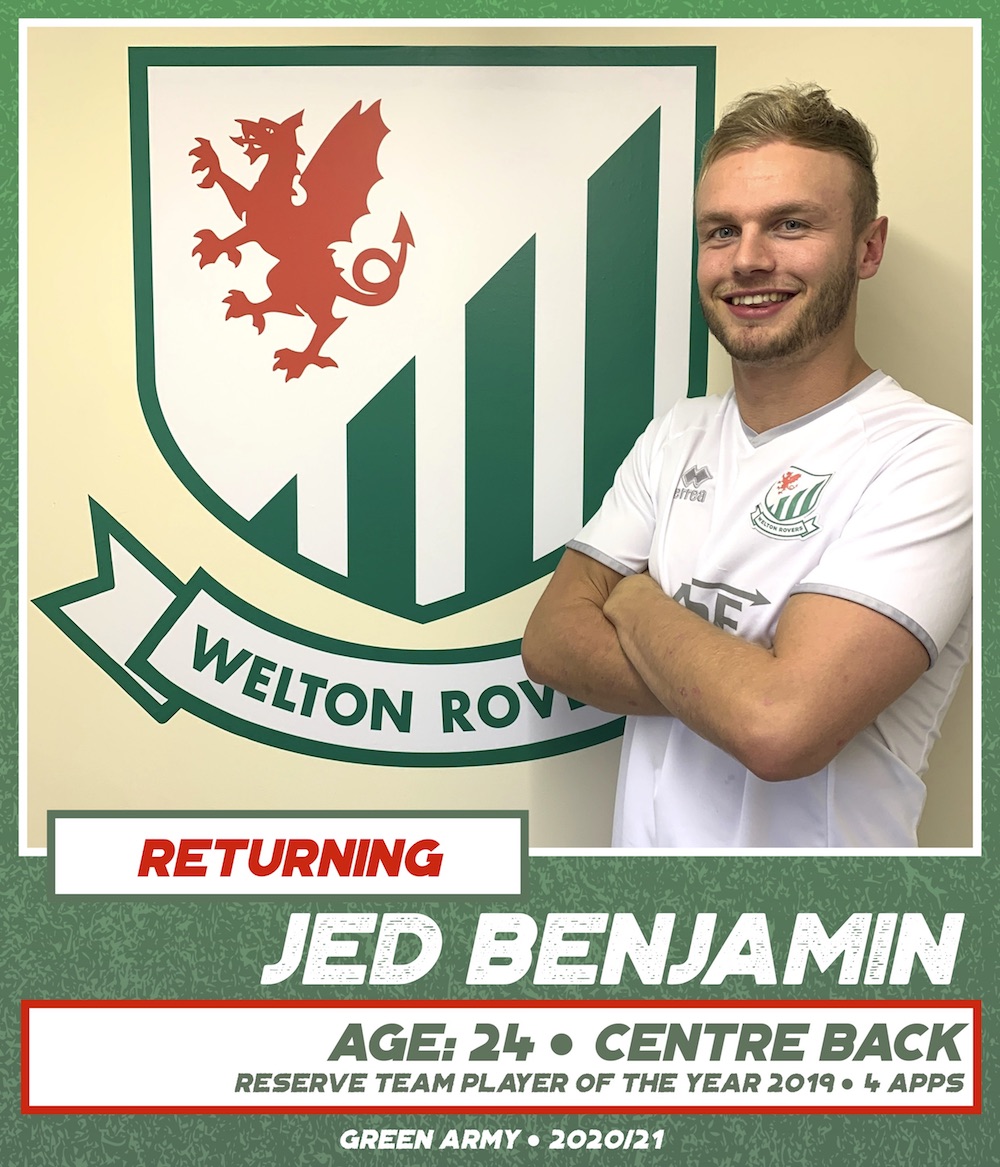 WeltonRoversFC's tweet photo. 📝💻| Two more familiar faces for the 2020/21 Rovers squad, making Western League returns.

Jed Benjamin has been the Reserves' outstanding performer over the past 2 seasons, while after 2 years out through injury, Dan Veal is a great asset on either side of defence #GreenArmy 🇳🇬 https://t.co/ChXtciaPlj