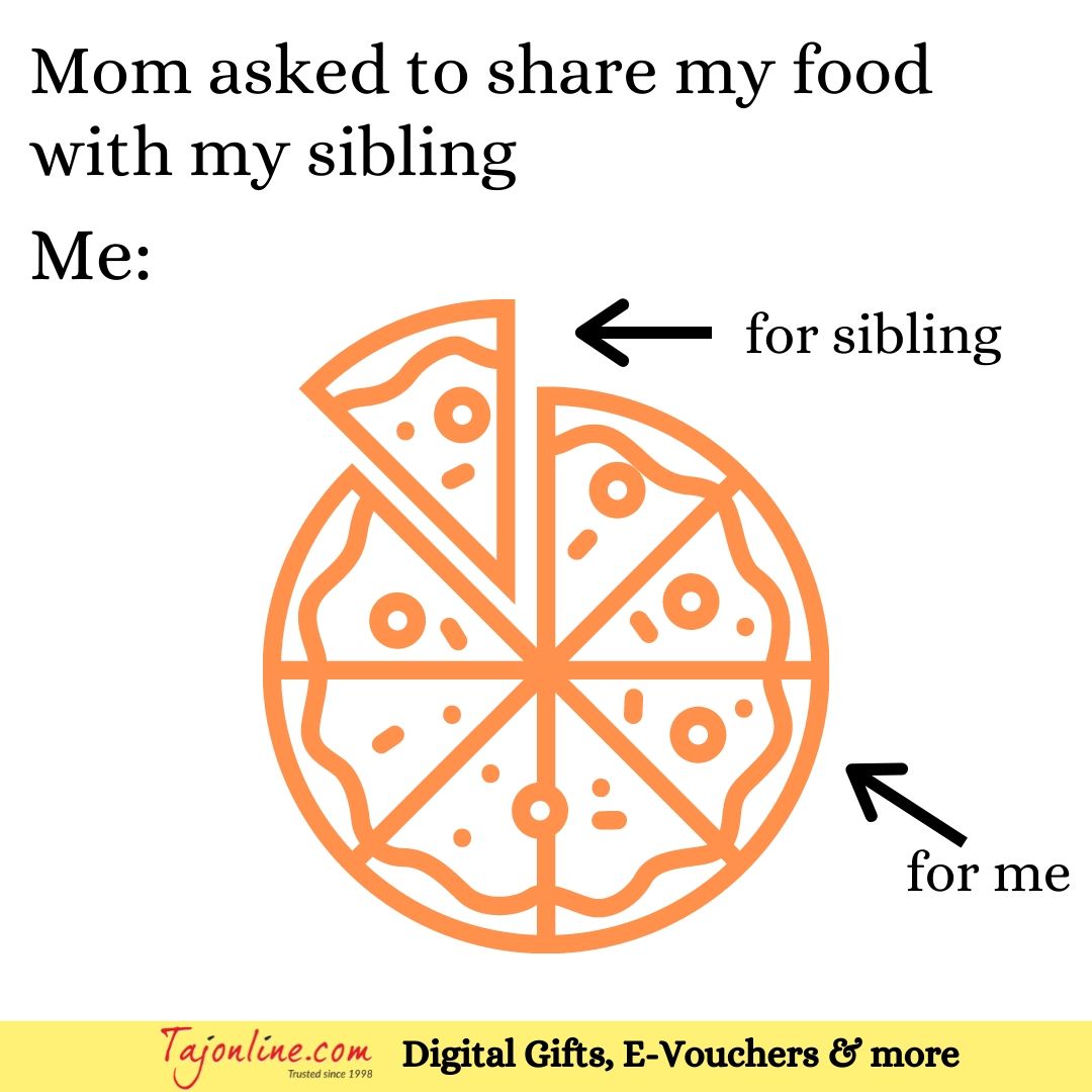 taj_online's tweet photo. Mom never said anything about 50-50. Sorry!!
Amazing discount on rakhi products (up to 50% off). Visit https://t.co/l2PrMj8IPY

#Rakhi #rakhi2020 https://t.co/gzrZxSmoZ1