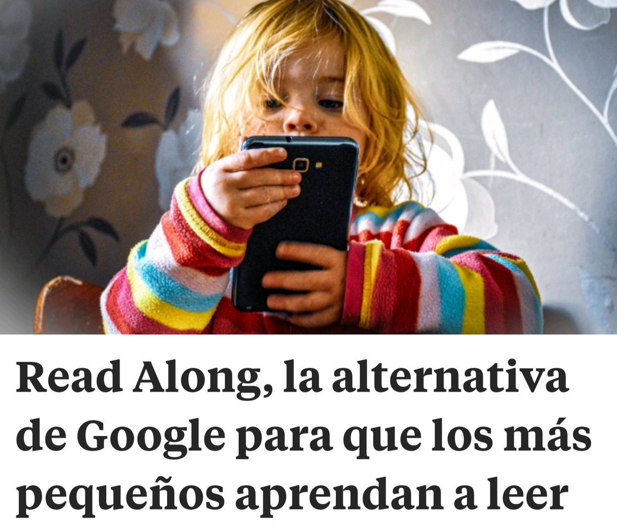 CIEENZASAS's tweet photo. 🔵 Ahora Google nos ayuda con su tecnología a que nuestros hijos aprendan fácilmente a leer con Read Along. #LoUltimodeGoogle #Google #AprenderaLeer #NiñosAprendiendo https://t.co/nvMOnCd0us