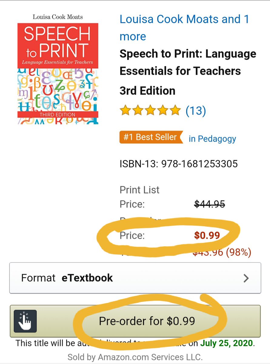 LiteracyTwins's tweet photo. Wow #scienceofreading community... This is an incredible deal🤩🙌 @LouisaMoats We are so excited!! https://t.co/dhngrqzCKh