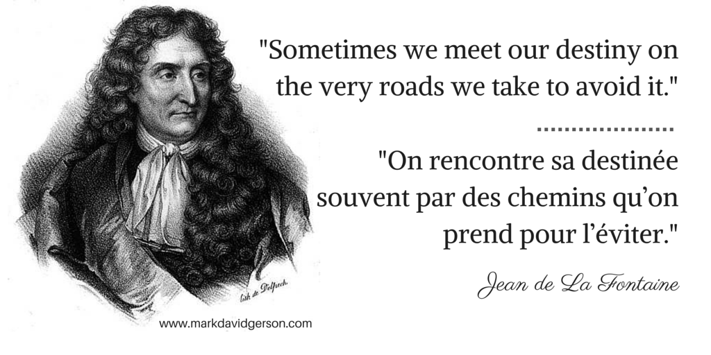 WayToTransform's tweet photo. "Sometimes we meet our #destiny on the very roads we take to avoid it." -LaFontaine #quote https://t.co/CRa4ziPeTL
