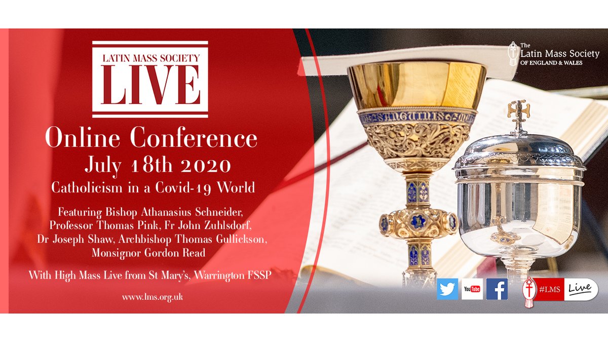 latinmassuk's tweet photo. A reminder that our free Online Conference is tomorrow from 12pm. We begin with Live High Mass from St Mary's, Warrington celebrated by Fr de Malleray FSSP.
Tomorrow is also the FSSP’s 32nd anniversary of foundation.
Set your reminder:-
https://t.co/ED2dB0jeeC
#lmslive https://t.co/opfBi0TQU4