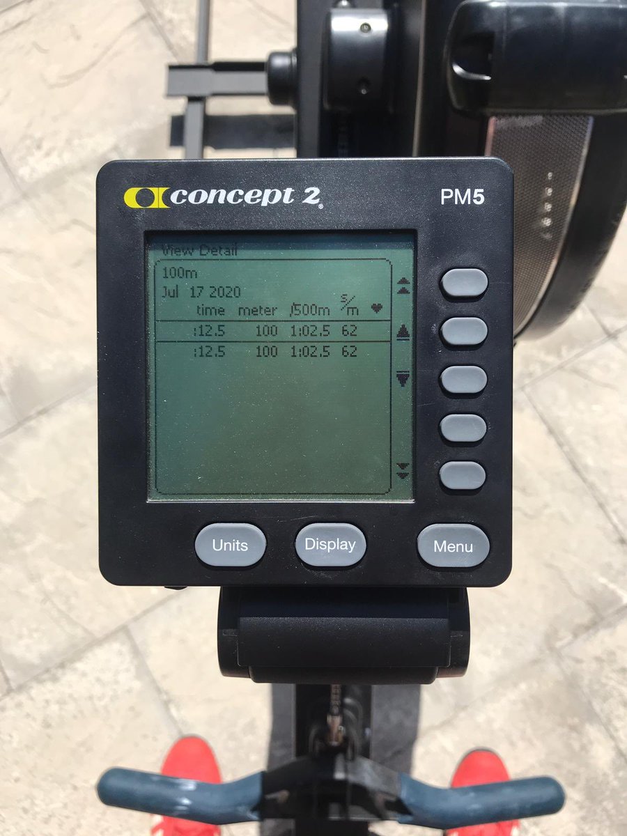 MADTeamIRC's tweet photo. In case you didn’t catch it at the end of the video, here is the screenshot of @chrisscott6300 12.5 WR. #concept2 https://t.co/JBvp32VWxG