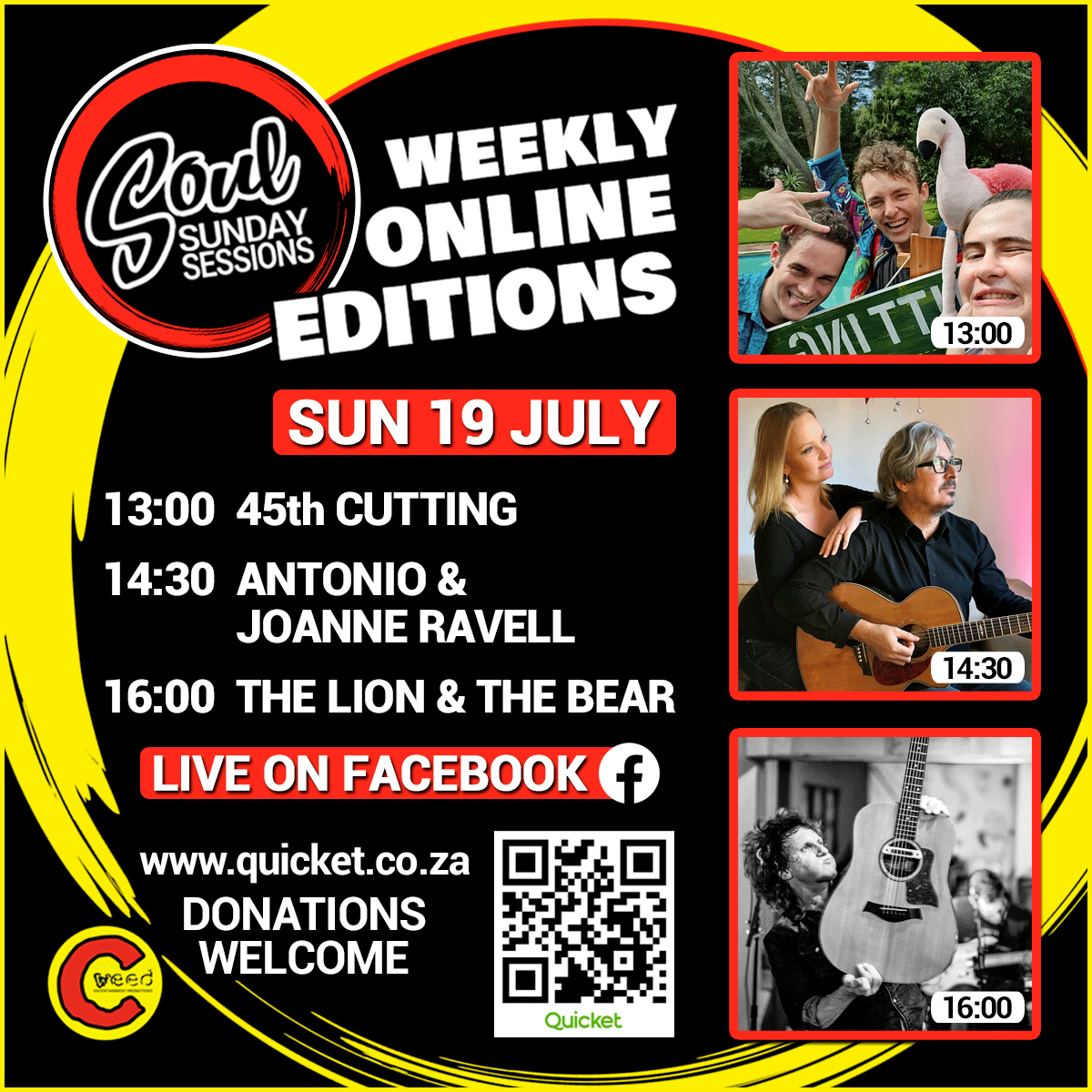 CWeedEvents's tweet image. Amazing live online music this Sunday and every Sunday facebook.com/cweedevents also stand a chance to donate and win that amazing 3-night getaway for 2 persons qkt.io/poXmaL