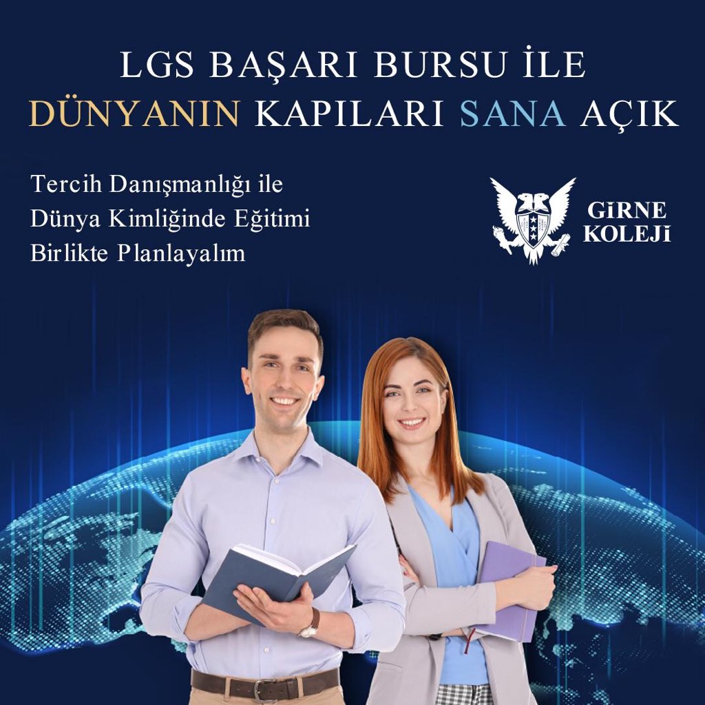 LGS başarı bursu ile dünyanın kapıları sana açık!
#GirneKoleji #DünyanınKapılarıSanaAçık