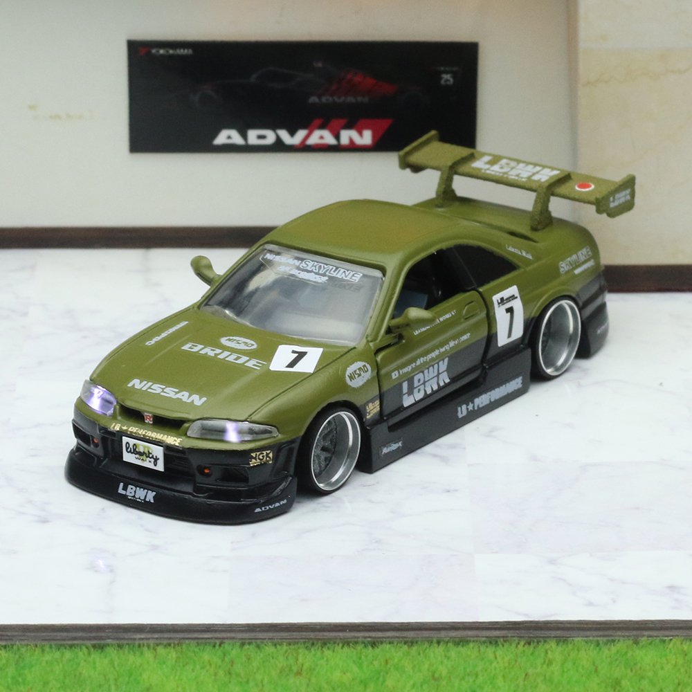 自作改造トミカ 日産 C10 スカイライン GT-R ハコスカ アルミ深