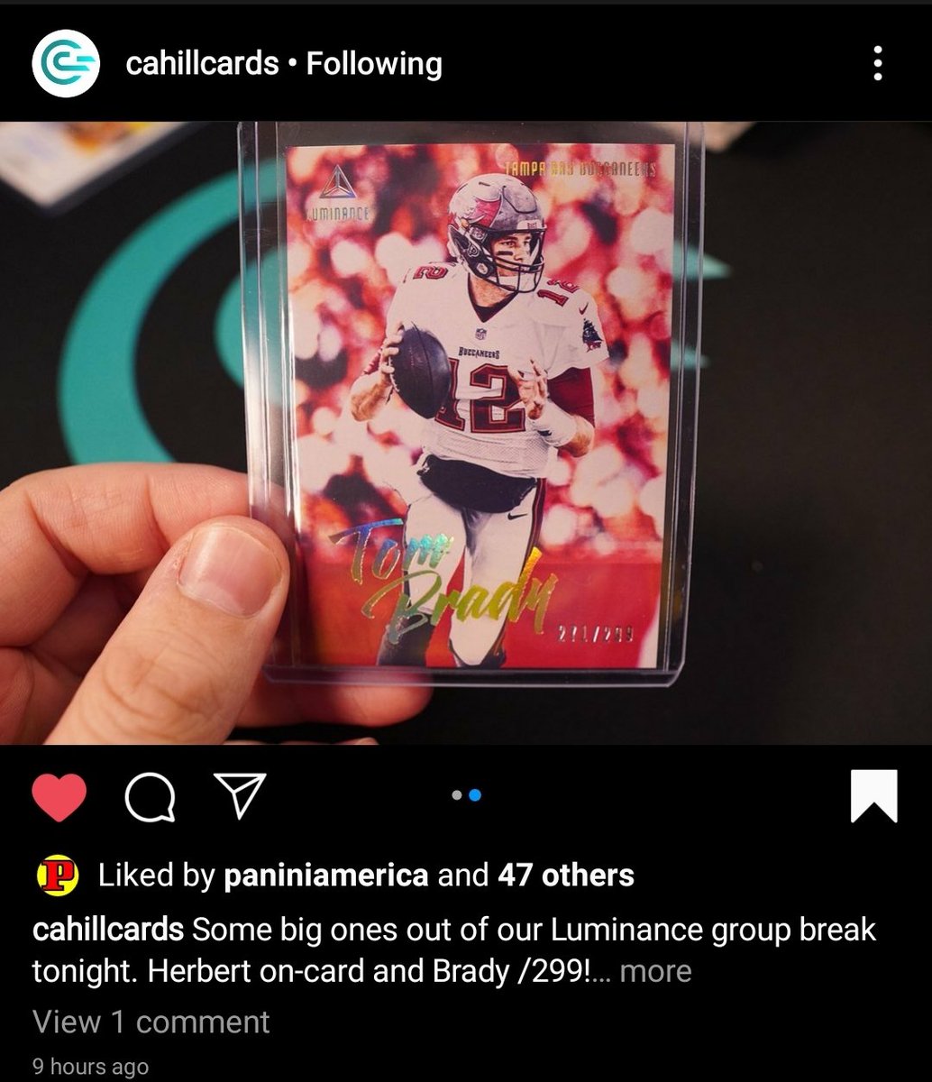 bridgeofcards's tweet photo. Watching @CahillCards pull this Tom Brady for me from @PaniniAmerica's Luminance hurt bad - but Gold /299 is helping me move on!
Check out https://t.co/tB9cpUeLnL to join a break - awesome place for beginners!
#thehobby #whodoyoucollect
#panini #tombrady #tbxtb #THEGOAT https://t.co/0z5hDMzw2i