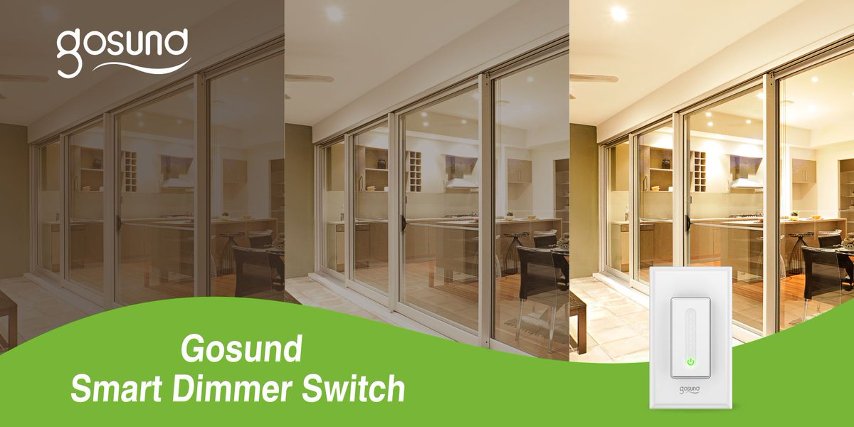 Gosund_Official's tweet photo. Want to set the ambiance of the room? 🧐

Gosund Smart Dimmer Switch can adjust the brightness of your lights!👏👏

Smart Dimmer Switch:https://t.co/J8P5Ziiw3I

#smartswitch #smarthome #smartlife #smartdimmerswitch #gosundsmartdimmer #gosundsmarthomedevices #AmazonEcho https://t.co/a692iRNhbm