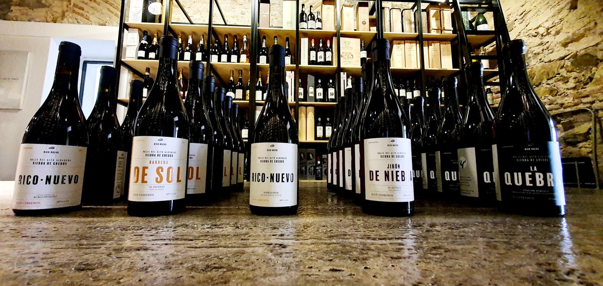Recién llegados 🥳

Rico-Nuevo, una bodega con gran proyección con vinos que expresan de forma magnífica la zona de donde vienen, la sierra de Gredos. 

Si queréis disfrutar de ellos ya sabéis donde encontrarlos 😉

¡Os esperamos!🙋🏻‍♀️🙋🏻‍♂️