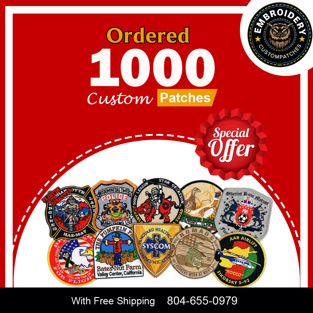 Embroidery Custom Patches (PatchesCustom) Twitter