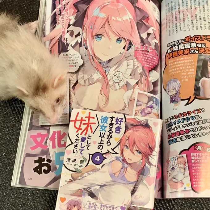 好きいも4巻本日発売。ボイスドラマ付きます。よろしくお願いします🐾 