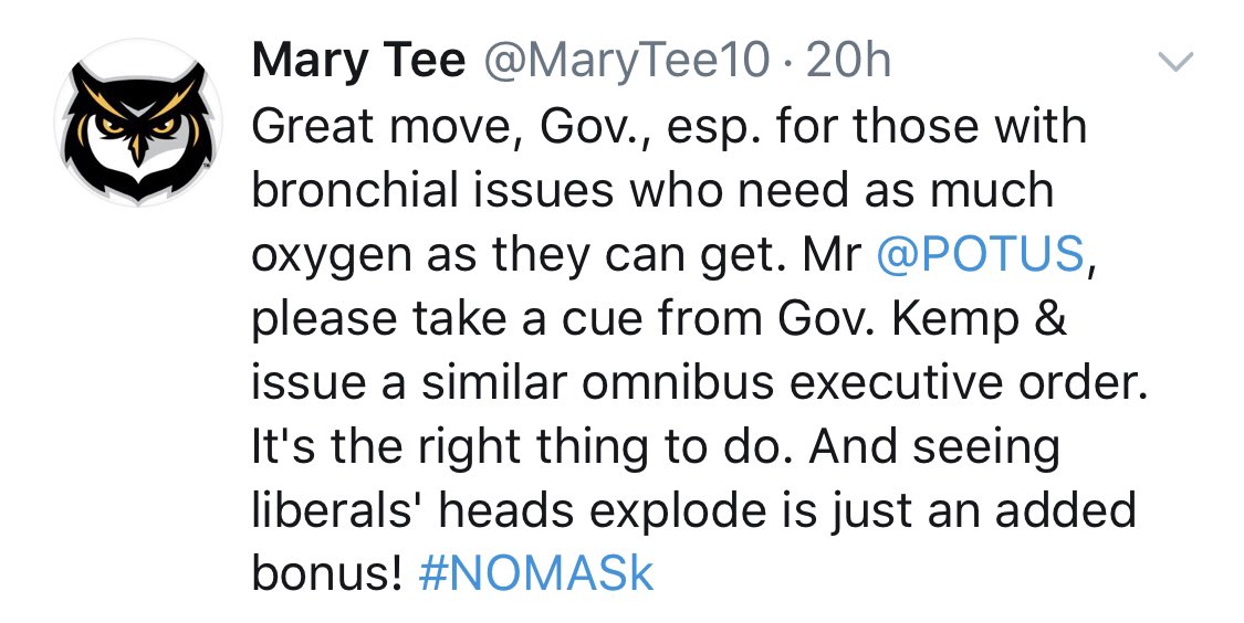 Blaire Erskine Brian Kemp Georgians Don T Need A Mask Mandate To Do The Right Thing Everybody Knows They Should Wear Masks Georgians T Co 0cnwd558rw