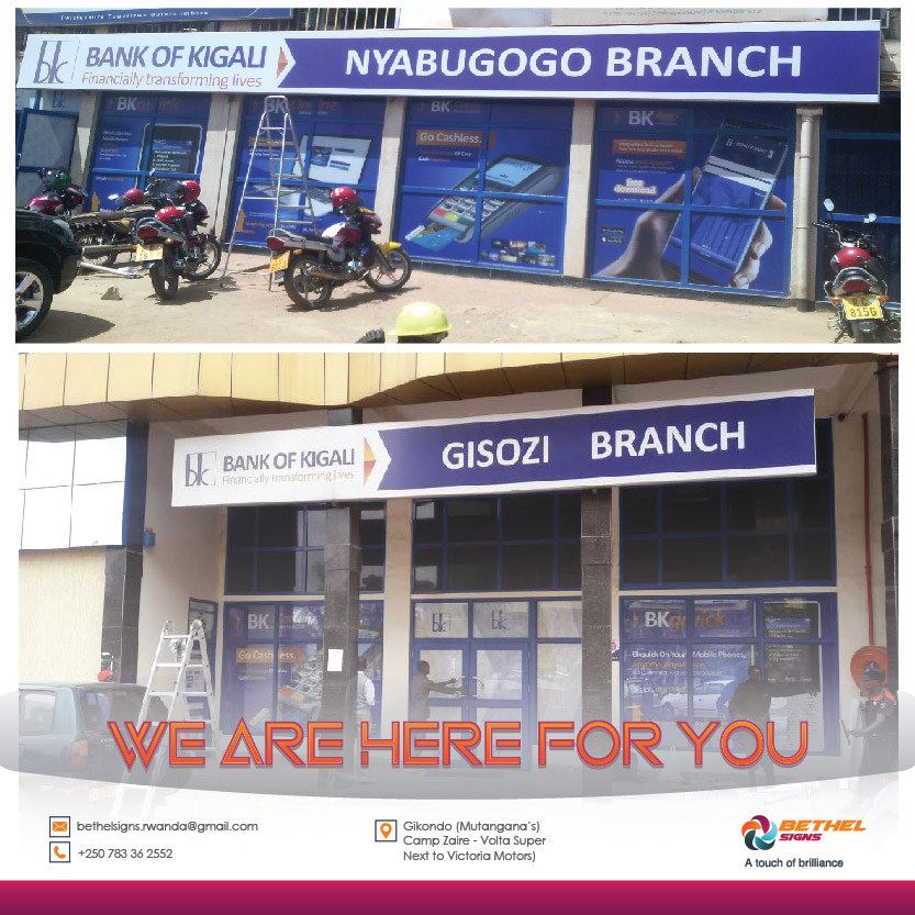 BethelSigns's tweet photo. @BethelSigns we help you to keep your identity and reputation through branding.

@BethelSigns Work speaks for itself.

#LargeFormatPrinting #Branding #Signages #Kigali #Rwanda https://t.co/flLa9obz9o