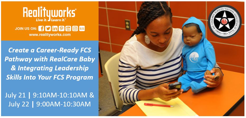 RealityworksInc's tweet photo. #Realityworks is going virtual with @FCSTAT next week. Be sure to check out our 2 presentations to help you create a career ready #FCS program.
#RealCareBaby #BTIO #Leadership @FCSTAT01 #careers #Texas https://t.co/2rNsQjiZnC