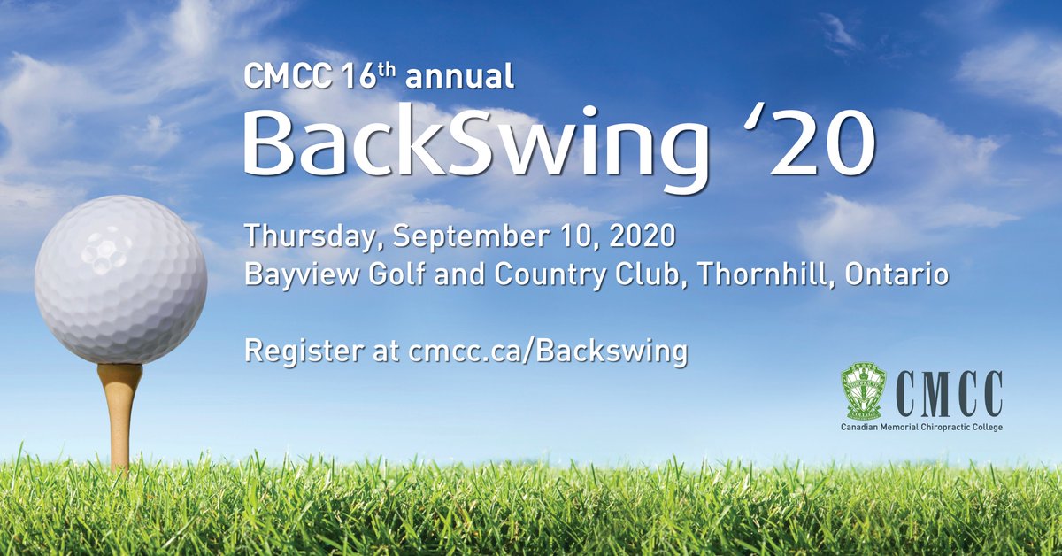 cmccnews's tweet photo. The 16th annual BackSwing Golf Tournament takes place on Thursday, Sept. 10 at Bayview Golf &amp; Country Club! The tournament will be set tee times &amp; have a stationed BBQ lunch on the course with beverages, snacks &amp; a complimentary alcoholic beverage. https://t.co/7jURqu9vrE