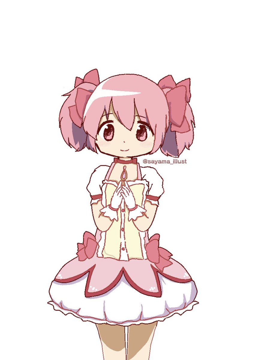 さやま まやe Z Twitterren 久しぶりに公式っぽい絵柄で描いたまどかちゃん 魔法少女まどかマギカ まどマギ イラスト 絵描きさんと繋がりたい