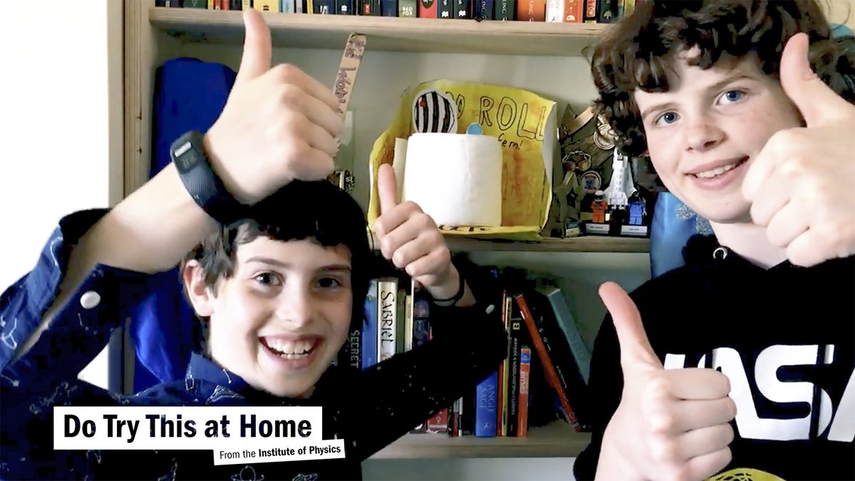 For this week’s episode of Do Try This At Home, Jenny and the kids are back with The Toilet Roll Solar System.

Watch episode 11 &amp; explore how you can cram the 4.5 billion kilometers from the Sun to Neptune onto a single loo roll.

👉bit.ly/DTTAHToiletRoll

#STEMatHome