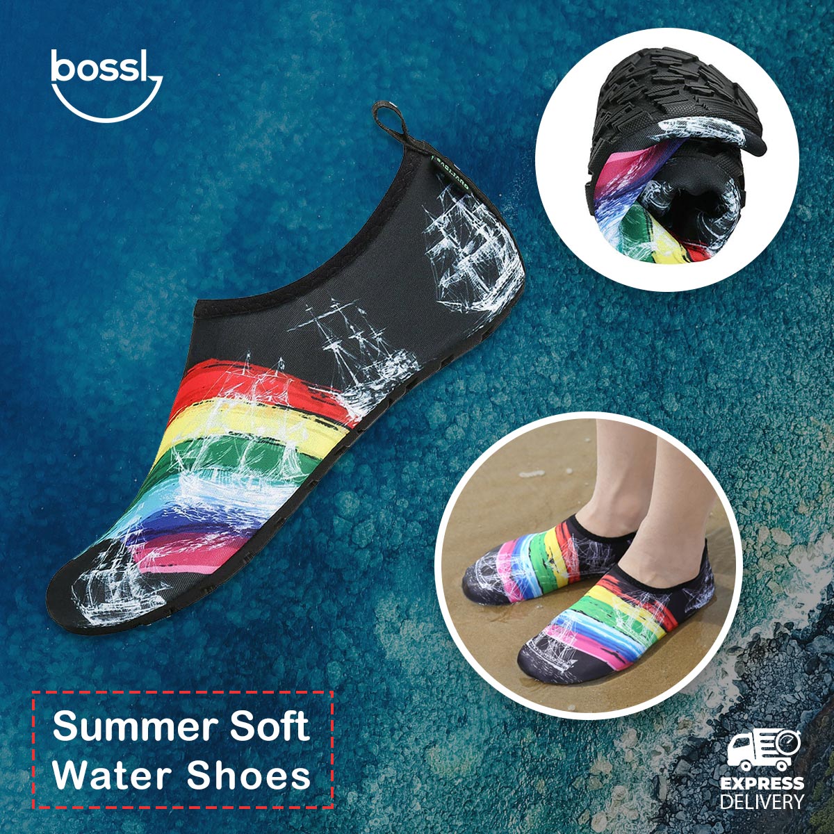 bossl_com's tweet photo. Now that we can enjoy limited travels, this Barefoot Quick Dry Aqua Socks can be your best beach accessory! Get extraordinary comfort wherever you are! 

Shop the latest trends and grab all designs for your family here 👉 https://t.co/Ek76KevylG

#aquasocks #RT #Followback https://t.co/vaOOng7JhS