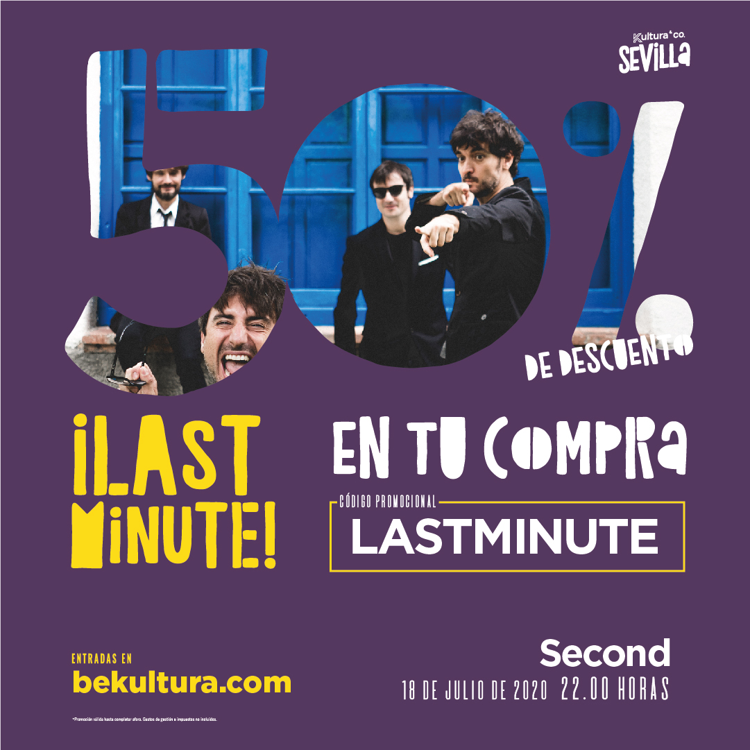 ⭐️<a href="/bekultura/">beKultura</a> lanza nuevo ¡LAST MINUTE! Usa el código promocional LASTMINUTE y consigue tu entrada para <a href="/secondmusic/">Second</a>.  Sábado, 18 de julio, en <a href="/fibesevilla/">Fibes Sevilla</a> al 50% de dto. Promoción válida para las 10 próximas mesas.
👉 Entradas aquí cutt.ly/aaasSS2 

#bekultura