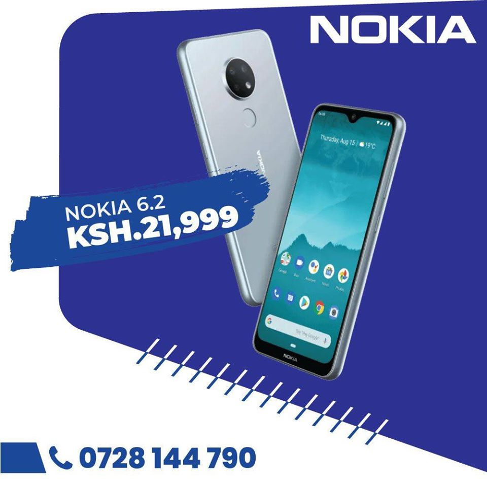 SammerKenya's tweet photo. the Nokia 6.2, Get creative with your photography thanks to the triple camera and advanced AI imaging. Plus, it all runs smoothly on Android 9 Pie software – so it just keeps getting better.

Order for only Ksh.21,999

📞 0728 144790
🇰🇪 Countrywide delivery #NoTeenShame https://t.co/fgtrP72tg0
