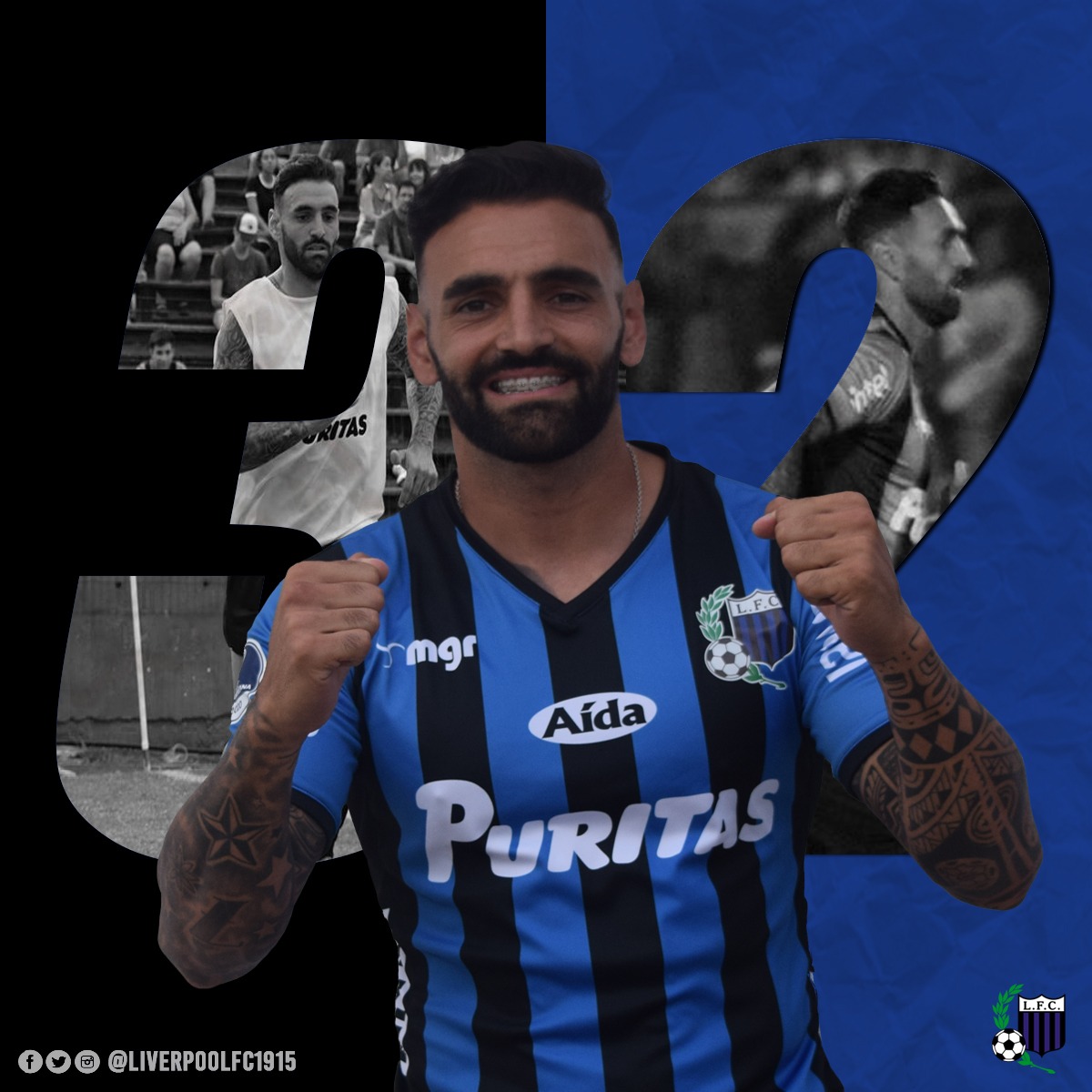 LiverpoolFC1915's tweet photo. ¡Hoy es un día de festejo! 🤙 

Guille Firpo cumple 32 años 🎂
¡Felicidades Guille! 🙌

#SomosLiverpool https://t.co/RwUwSUM23k