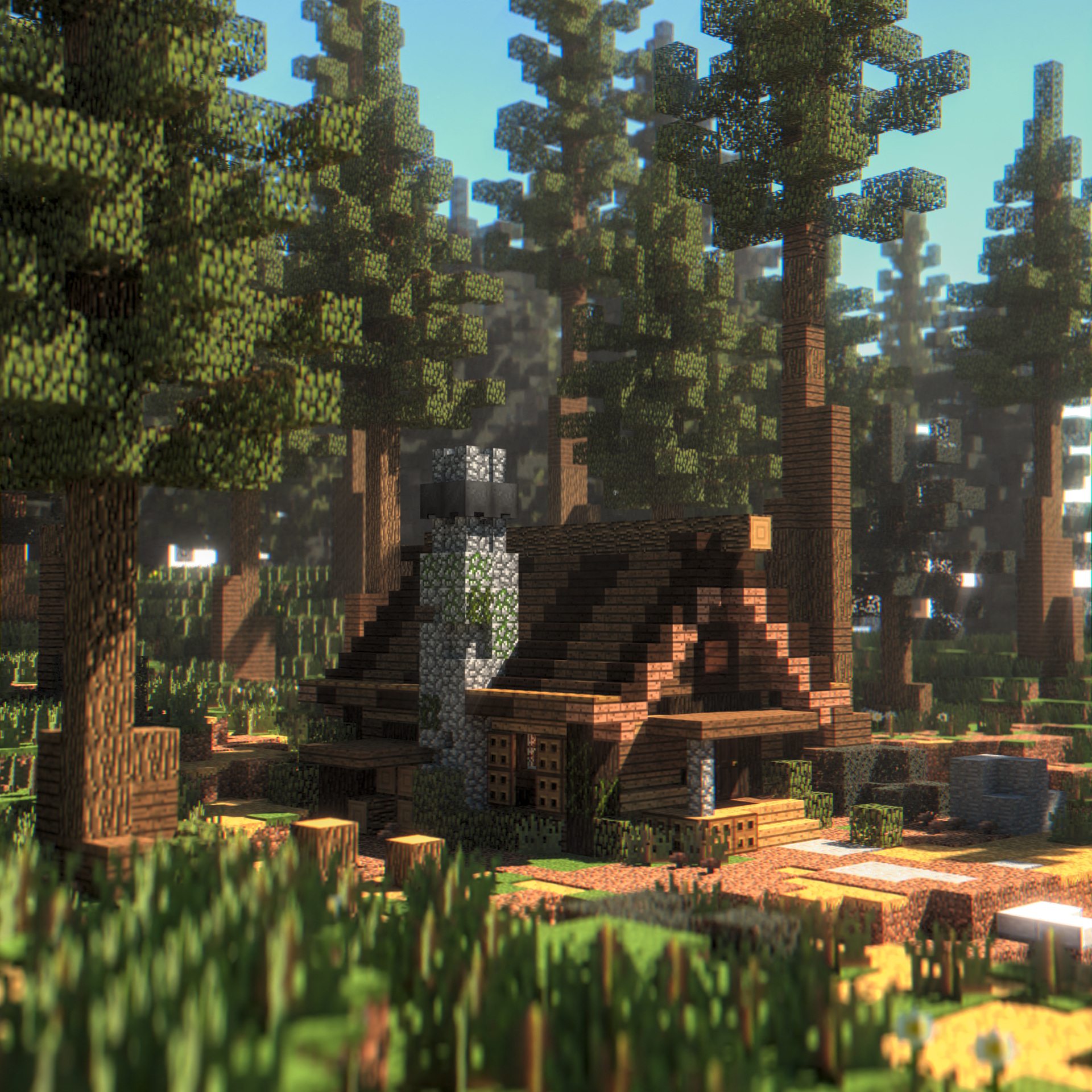 Caius Slash On a large scale Jossie on Twitter: "A small cabin in the woods... #minecraft #minecraft建築コミュ  https://t.co/gR6iyuMeFa" / Twitter
