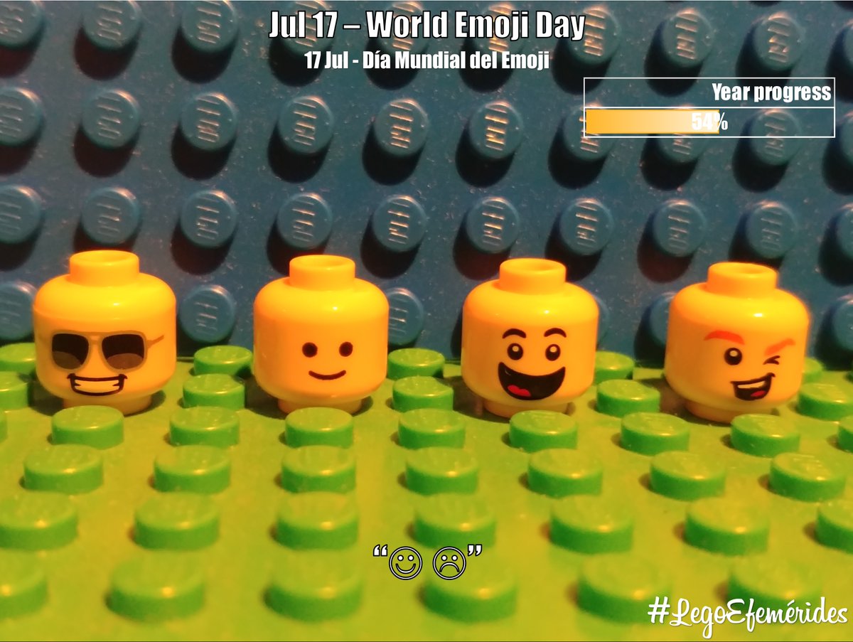 Figuras_G's tweet photo. #Jul17 – #WorldEmojiDay
#17Jul - Día Mundial del #Emoji
:) :D :(
---
#17deJulio #EmojiDay …
#Minifigures : 
#LegoEfemérides #afol #lego #toycollector #toyslagram #legostagram #legominifigures #legophotography #instalego #festivities #legomania #legofan #legoart #toyout https://t.co/sulqTvXqaN