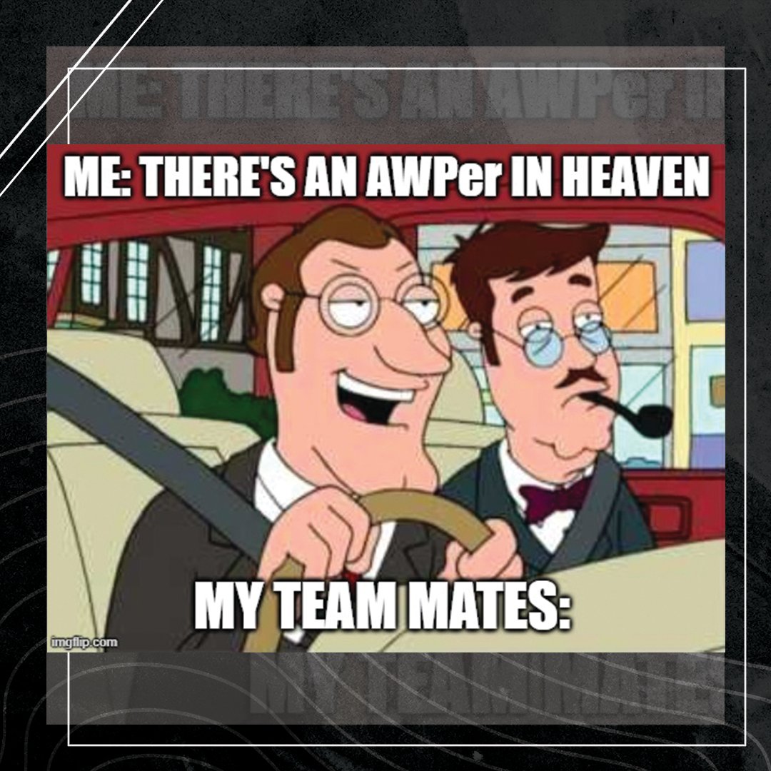 EnterRecords's tweet photo. Team mates be like: LeT's fAcecHeCk hiS cRosShaiR 
👀

-
#EnterRecords #GamingMusic #Esports #Gaming #CSGO #Meme #AWP https://t.co/6RwiBSoO5P