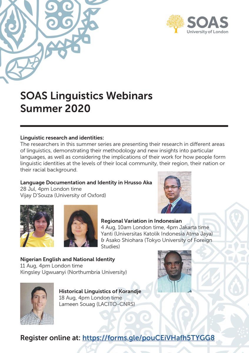 SOAS Linguistics tweet media