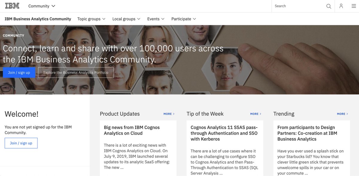 CortellAUS's tweet photo. The new-look #BusinessAnalytics Community is officially live! Log in today and join a network of great minds discussing the latest in #CognosAnalytics and #PlanningAnalytics: https://t.co/apu2z1N9qb https://t.co/9GlnKAtIRL