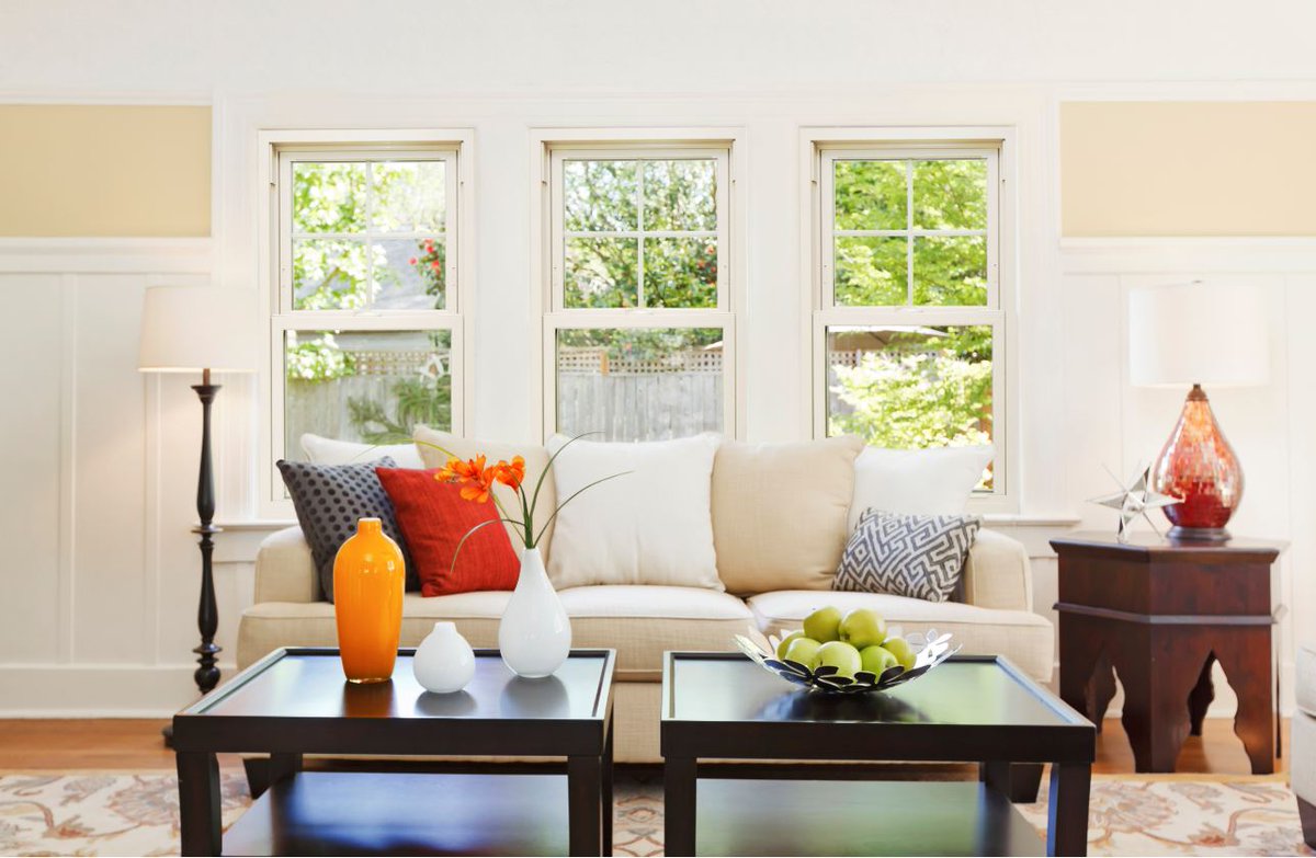 These ProVia Aspect double hung windows are the perfect way to let natural light brighten up any room. Wonderful for bedrooms, but also perfect for living, family, and dining rooms, too! #ProViaWindows #ExpereinceTheChapmanDifference #ChesterCountyPA #WestChester