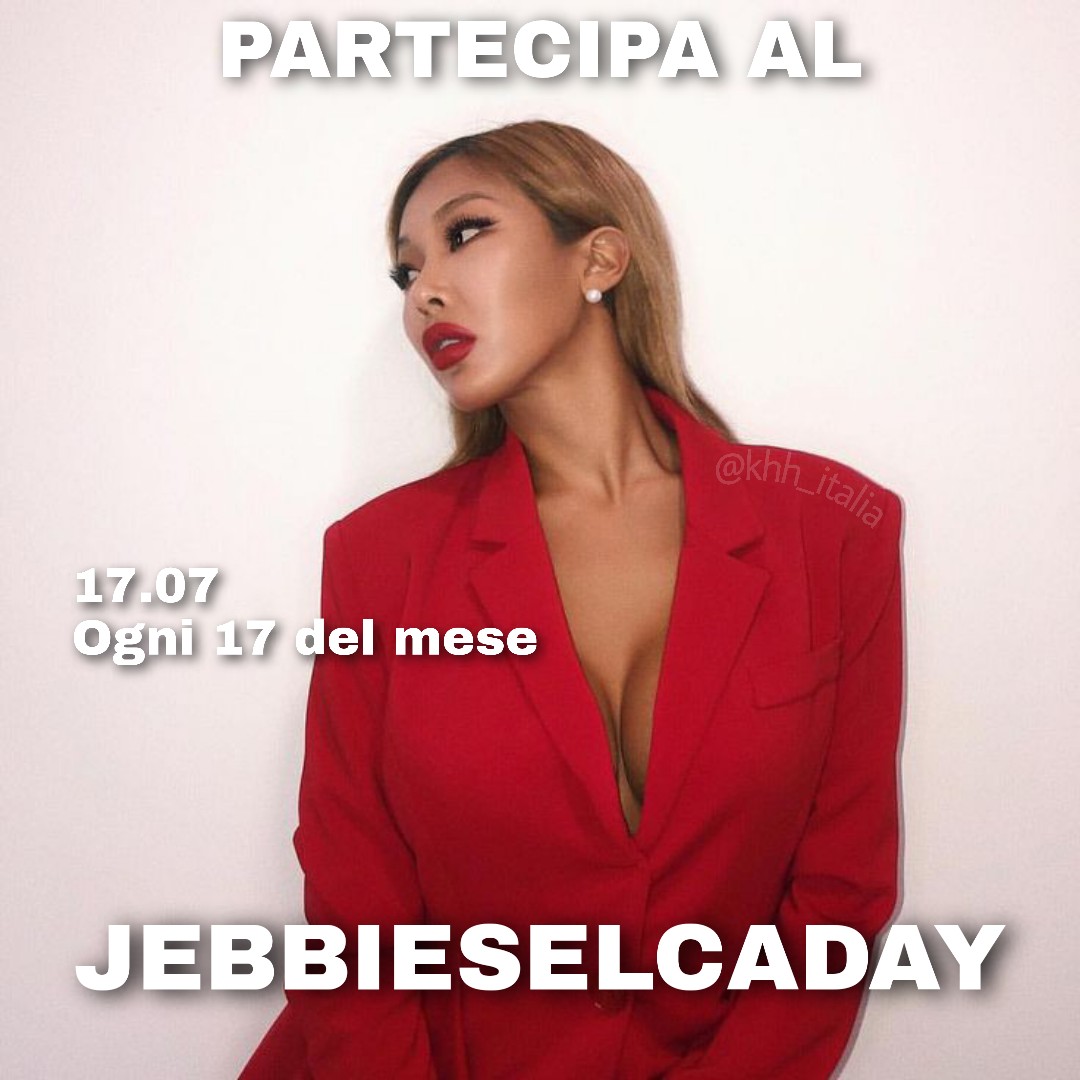 khh_italia's tweet photo. [ 2020.07.17 ]
Vi ricordiamo che oggi è il #JebbieSelcaDay❗~ https://t.co/XpGNvXipCA