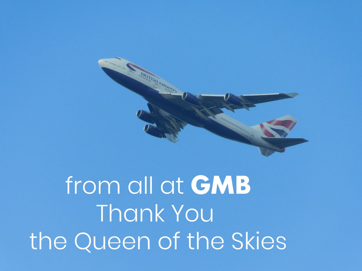gmbx54's tweet photo. For over 49 years the 747 has served BOAC/BA well and a favourite of thousands of staff that have kept the airline flying for years. We say thank you to the Queen of the Skies &amp; thank you to @British_Airways staff - the fight continues. #BABetrayal #ThankYou https://t.co/hUFEvrYbCf