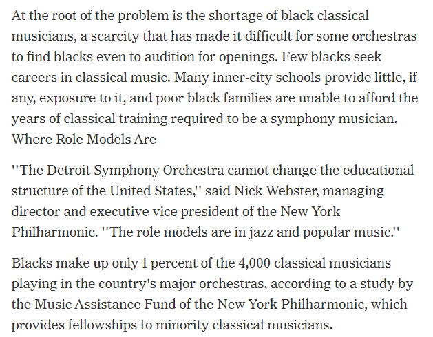 I swear this article could have been written today. None of it makes any sense and the people involved think it's bad, but the tide of political activism and on-paper minority quotas inexorably moves mountains.