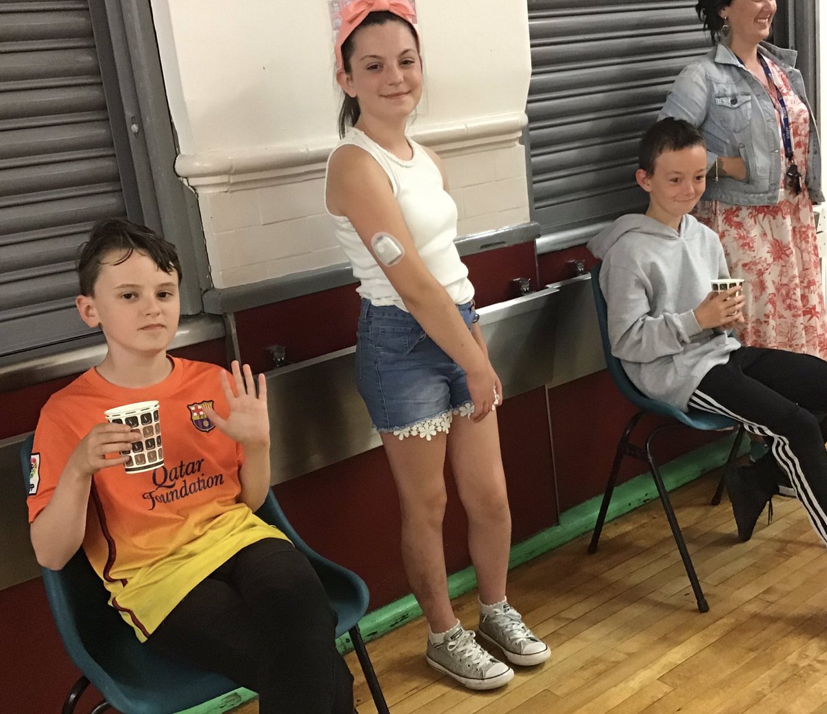 rdpskingdoms's tweet photo. Some of our wonderful year 6 children who have been able to come to school, celebrating their last day together.  They’re looking forward to seeing other children from their class when they move on to high school. #RDPStigerlilies #rdpsforgetmenots #rdpstigers #rdpsfamily https://t.co/VgQu98oV0o