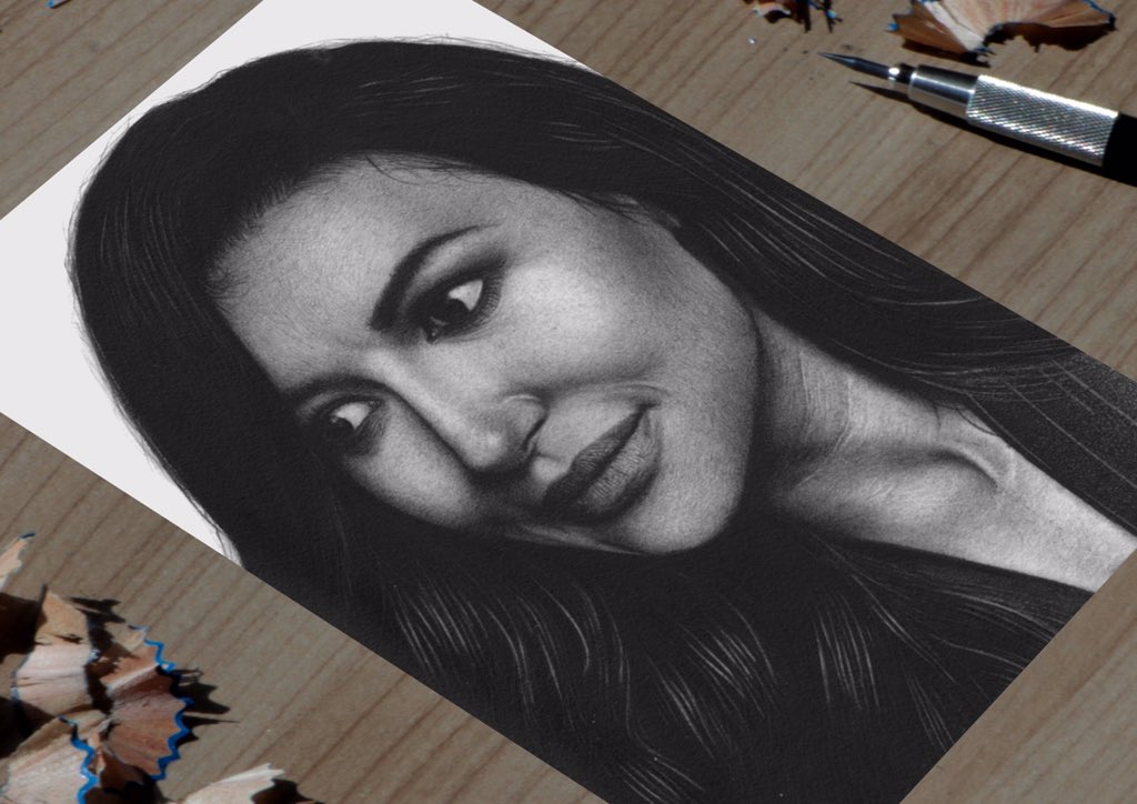 razvan_oniga's tweet photo. Graphite drawing in memory of #NayaRivera. Such a tragic loss of a beautiful soul !

Time Lapse video process can be seen on my YouTube channel: https://t.co/p8qiSxOsib https://t.co/Li1BNRqOfY