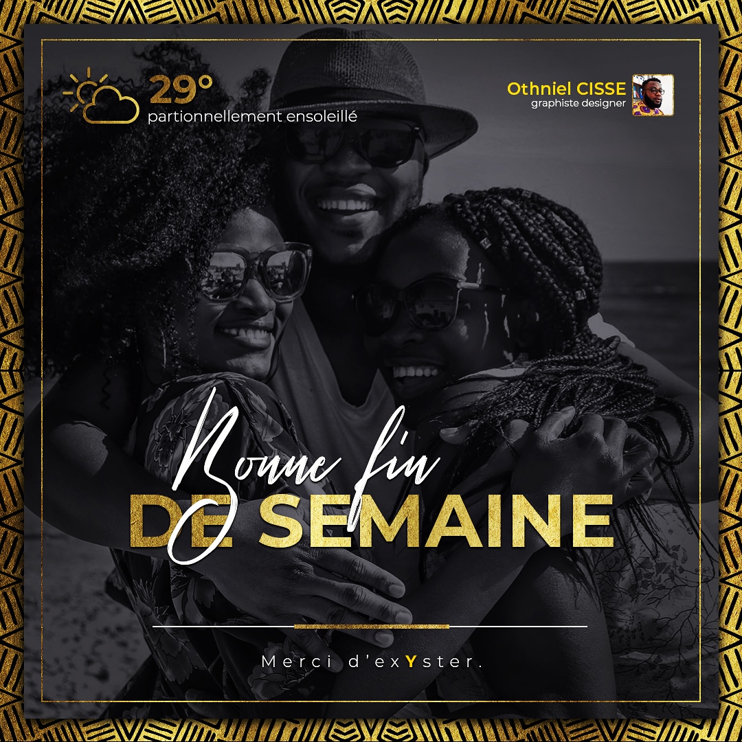yowcephlevi's tweet photo. C'est le weekend !!! Bonne fin de semaine... Qu'est-ce que vous avez prévu faire ??

#blackandgoldteam #yl_studios #ylstudio #weekend #wish https://t.co/uVs5GIKAh4