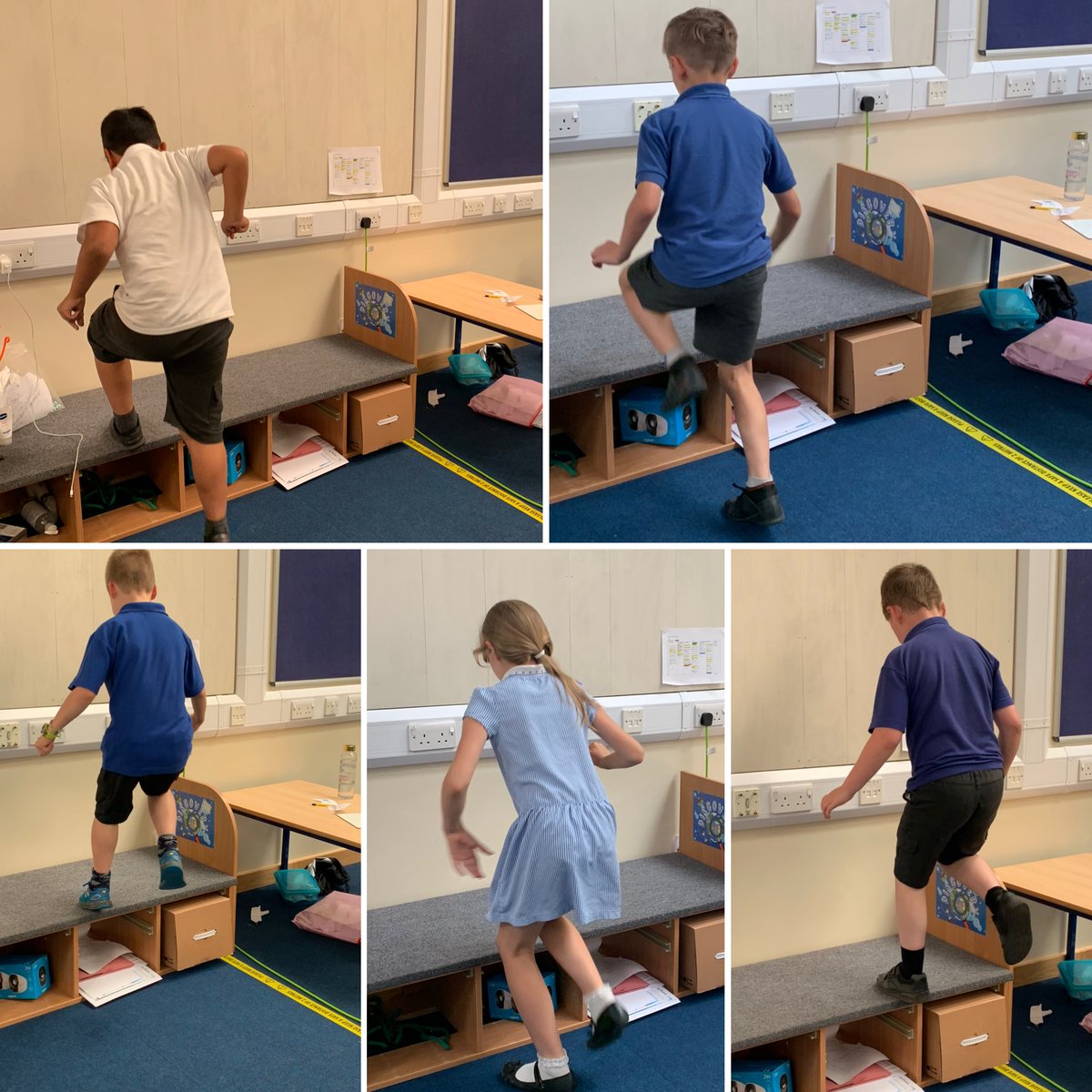 Today’s Y3 #keyworkerkids winner of #beattheteacher was Isaac for Team Endeavour with 29 step ups in 30 seconds! Our step felt very high 🥵 but we kept going! Toughest challenge yet but we did our best 👣 ⁦<a href="/Norbridge_PE/">Norbridge PE</a>⁩