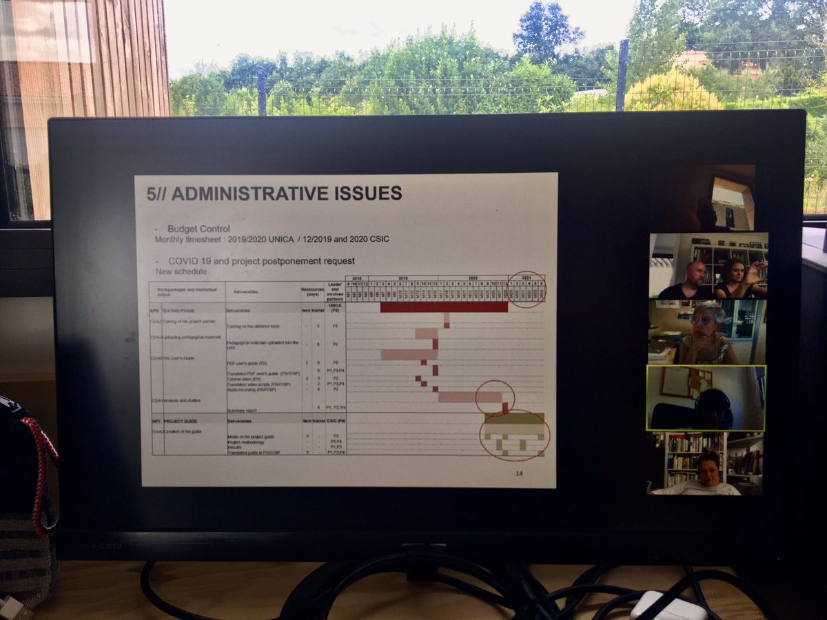 BETProject1's tweet photo. #BET Virtual Meeting instead of Transnational Meeting in @univca
#e-learning #biocontrol @CSIC @AkiNaOLab66 @LenoConsulting @EUErasmusPlus @ErasmusplusFR https://t.co/ld50vgmMDF
