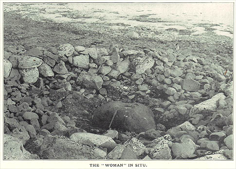 The Inughuit - the Inuit group living in Greenland. These meteorites had been their sole source of iron since the 12th century. They trekked for days to reach the site, bringing basalt stones heavy enough to hammer off flakes of metal to make blades.