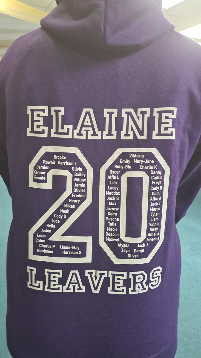 y6 leavers hoodies
