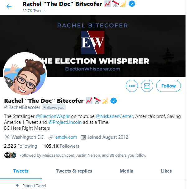 OMG there's 108 days till election day, plus I have HUGE NEWS for you all- someone get me out of twitter prison! 

<a href="/TheRickWilson/">Rick Wilson</a>? <a href="/ProjectLincoln/">The Lincoln Project</a>? I'm a prisoner of war!! 

<a href="/RachelBitecofer/">Rachel Bitecofer 🗽🦆</a>